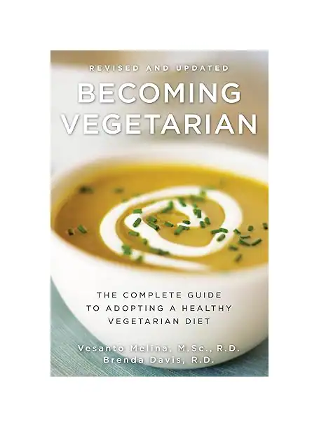 Vegetarian diet guide promoting healthy eating choices.