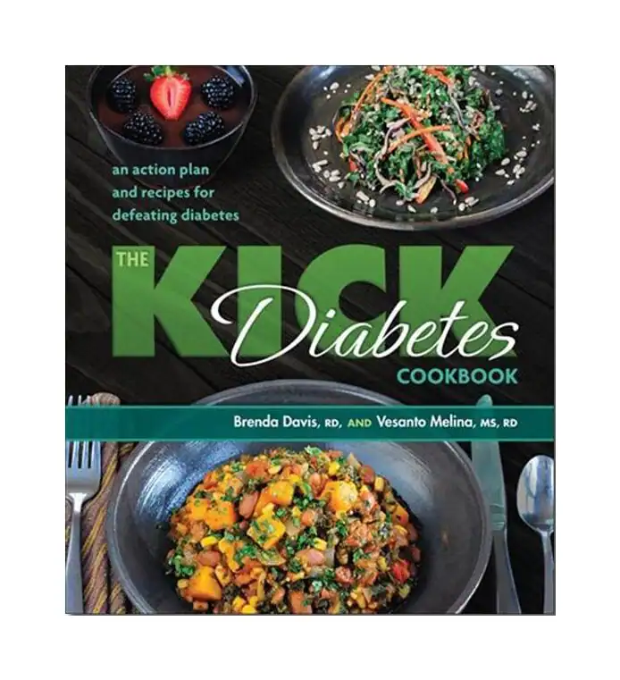 Healthy diabetic-friendly meal options from The Kick Diabetes Cookbook.